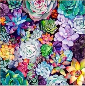 Gorgeous Succulent Diamond Dot Painting